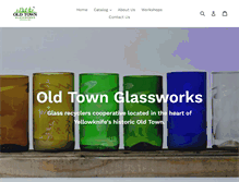 Tablet Screenshot of oldtownglassworks.com